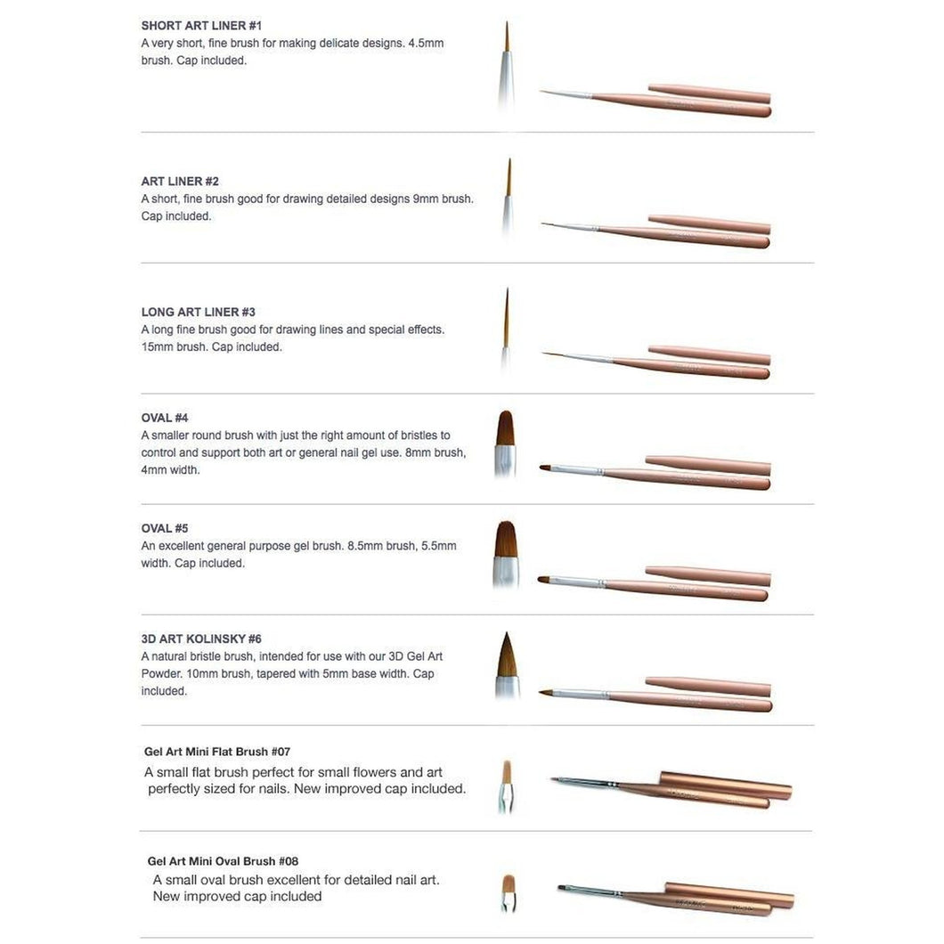 Gel Art Liner Brushes
