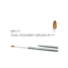 Load image into Gallery viewer, Premium 111 Oval Kolinsky Gel Brush