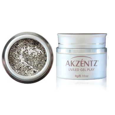 Gel Play Glitter Platinum Quartz