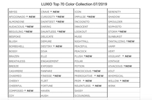Load image into Gallery viewer, Luxio Top 70 Color Collection